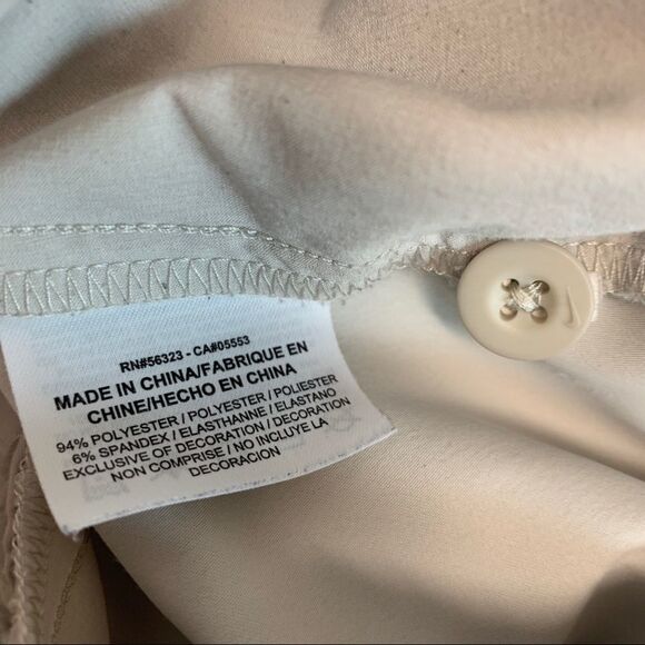 NIKE Golf beige capris Sz 12 - Picture 7 of 12